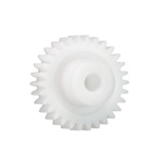 Igus Iguform S270 15 Teeth Spur Gear, 1 Module, 4mm Bore Diam, 15mm Pitch Diam, 9mm Hub Diam