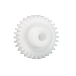 Igus Iguform S270 16 Teeth Spur Gear, 1 Module, 4mm Bore Diam, 16mm Pitch Diam, 9mm Hub Diam