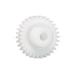 Igus Iguform S270 19 Teeth Spur Gear, 1 Module, 4mm Bore Diam, 19mm Pitch Diam, 9mm Hub Diam