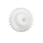 Igus Iguform S270 22 Teeth Spur Gear, 1 Module, 5mm Bore Diam, 22mm Pitch Diam, 12mm Hub Diam