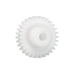 Igus Iguform S270 26 Teeth Spur Gear, 1 Module, 6mm Bore Diam, 26mm Pitch Diam, 15mm Hub Diam