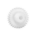 Igus Iguform S270 35 Teeth Spur Gear, 1 Module, 8mm Bore Diam, 35mm Pitch Diam, 18mm Hub Diam