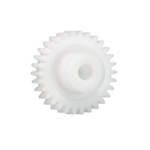 Igus Iguform S270 40 Teeth Spur Gear, 1 Module, 8mm Bore Diam, 40mm Pitch Diam, 18mm Hub Diam