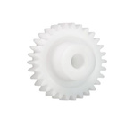 Igus Iguform S270 45 Teeth Spur Gear, 1 Module, 8mm Bore Diam, 45mm Pitch Diam, 18mm Hub Diam