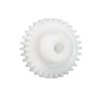 Igus Iguform S270 52 Teeth Spur Gear, 1 Module, 8mm Bore Diam, 52mm Pitch Diam, 21mm Hub Diam