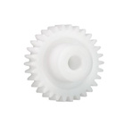 Igus Iguform S270 55 Teeth Spur Gear, 1 Module, 8mm Bore Diam, 55mm Pitch Diam, 21mm Hub Diam