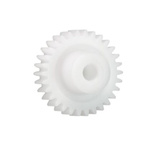 Igus Iguform S270 80 Teeth Spur Gear, 1 Module, 10mm Bore Diam, 80mm Pitch Diam, 21mm Hub Diam