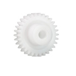 Igus Iguform S270 12 Teeth Spur Gear, 1.25 Module, 5mm Bore Diam, 15mm Pitch Diam, 9mm Hub Diam