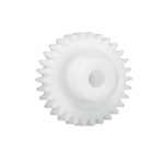 Igus Iguform S270 14 Teeth Spur Gear, 1.25 Module, 5mm Bore Diam, 17.5mm Pitch Diam, 9mm Hub Diam