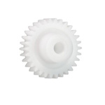 Igus Iguform S270 23 Teeth Spur Gear, 1.25 Module, 6mm Bore Diam, 28.7mm Pitch Diam, 15mm Hub Diam