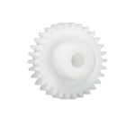 Igus Iguform S270 18 Teeth Spur Gear, 1.5 Module, 8mm Bore Diam, 27mm Pitch Diam, 17mm Hub Diam