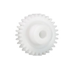 Igus Iguform S270 21 Teeth Spur Gear, 1.5 Module, 8mm Bore Diam, 31.5mm Pitch Diam, 17mm Hub Diam