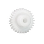 Igus Iguform S270 130 Teeth Spur Gear, 1.5 Module, 20mm Bore Diam, 195mm Pitch Diam, 40mm Hub Diam