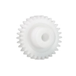 Igus Iguform S270 14 Teeth Spur Gear, 2 Module, 8mm Bore Diam, 28mm Pitch Diam, 18.5mm Hub Diam