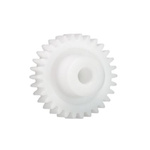 Igus Iguform S270 23 Teeth Spur Gear, 2 Module, 10mm Bore Diam, 46mm Pitch Diam, 24mm Hub Diam