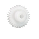 Igus Iguform S270 26 Teeth Spur Gear, 2 Module, 10mm Bore Diam, 52mm Pitch Diam, 24mm Hub Diam
