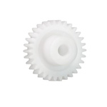 Igus Iguform S270 24 Teeth Spur Gear, 3 Module, 12mm Bore Diam, 72mm Pitch Diam, 24mm Hub Diam