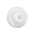 Igus Iguform S270 60 Teeth Spur Gear, 3 Module, 20mm Bore Diam, 180mm Pitch Diam, 40mm Hub Diam