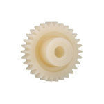 Igus Igutek P360 14 Teeth Spur Gear, 0.5 Module, 2mm Bore Diam, 7mm Pitch Diam, 5mm Hub Diam