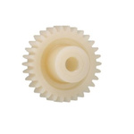 Igus Iguform S270 18 Teeth Spur Gear, 0.5 Module, 4mm Bore Diam, 7mm Pitch Diam, 7.8mm Hub Diam