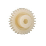 Igus Igutek P360 30 Teeth Spur Gear, 0.5 Module, 4mm Bore Diam, 15mm Pitch Diam, 11.9mm Hub Diam