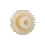 Igus Igutek P360 120 Teeth Spur Gear, 0.5 Module, 6mm Bore Diam, 60mm Pitch Diam, 15mm Hub Diam