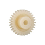 Igus Igutek P360 16 Teeth Spur Gear, 0.7 Module, 4mm Bore Diam, 11.2mm Pitch Diam, 9mm Hub Diam