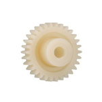 Igus Igutek P360 21 Teeth Spur Gear, 0.7 Module, 4mm Bore Diam, 14.7mm Pitch Diam, 9mm Hub Diam