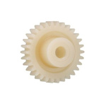 Igus Igutek P360 23 Teeth Spur Gear, 0.7 Module, 4mm Bore Diam, 16.1mm Pitch Diam, 9mm Hub Diam