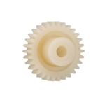 Igus Igutek P360 36 Teeth Spur Gear, 0.7 Module, 6mm Bore Diam, 25.2mm Pitch Diam, 15mm Hub Diam