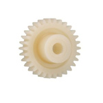 Igus Igutek P360 42 Teeth Spur Gear, 0.7 Module, 6mm Bore Diam, 29.4mm Pitch Diam, 18mm Hub Diam