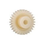 Igus Igutek P360 54 Teeth Spur Gear, 0.7 Module, 8mm Bore Diam, 37.8mm Pitch Diam, 18mm Hub Diam