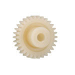 Igus Igutek P360 55 Teeth Spur Gear, 0.7 Module, 8mm Bore Diam, 38.5mm Pitch Diam, 18mm Hub Diam