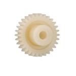 Igus Igutek P360 56 Teeth Spur Gear, 0.7 Module, 8mm Bore Diam, 39.2mm Pitch Diam, 18mm Hub Diam
