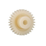 Igus Igutek P360 60 Teeth Spur Gear, 0.7 Module, 8mm Bore Diam, 42mm Pitch Diam, 18mm Hub Diam