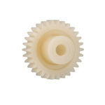 Igus Igutek P360 64 Teeth Spur Gear, 0.7 Module, 8mm Bore Diam, 44.8mm Pitch Diam, 18mm Hub Diam