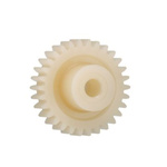 Igus Igutek P360 100 Teeth Spur Gear, 0.7 Module, 10mm Bore Diam, 70mm Pitch Diam, 21mm Hub Diam