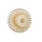 Igus Igutek P360 120 Teeth Spur Gear, 0.7 Module, 10mm Bore Diam, 84mm Pitch Diam, 21mm Hub Diam