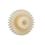 Igus Igutek P360 36 Teeth Spur Gear, 1 Module, 8mm Bore Diam, 36mm Pitch Diam, 18mm Hub Diam