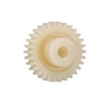 Igus Igutek P360 38 Teeth Spur Gear, 1 Module, 8mm Bore Diam, 38mm Pitch Diam, 18mm Hub Diam