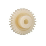 Igus Igutek P360 40 Teeth Spur Gear, 1 Module, 8mm Bore Diam, 40mm Pitch Diam, 18mm Hub Diam