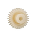 Igus Igutek P360 42 Teeth Spur Gear, 1 Module, 8mm Bore Diam, 42mm Pitch Diam, 18mm Hub Diam