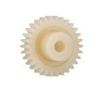 Igus Igutek P360 45 Teeth Spur Gear, 1 Module, 8mm Bore Diam, 45mm Pitch Diam, 18mm Hub Diam