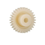 Igus Igutek P360 48 Teeth Spur Gear, 1 Module, 8mm Bore Diam, 48mm Pitch Diam, 18mm Hub Diam