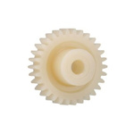 Igus Igutek P360 56 Teeth Spur Gear, 1 Module, 8mm Bore Diam, 56mm Pitch Diam, 21mm Hub Diam