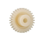 Igus Igutek P360 58 Teeth Spur Gear, 1 Module, 8mm Bore Diam, 58mm Pitch Diam, 21mm Hub Diam