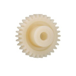 Igus Iguform S270 15 Teeth Spur Gear, 1.25 Module, 5mm Bore Diam, 18.7mm Pitch Diam, 9mm Hub Diam