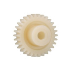 Igus Igutek P360 17 Teeth Spur Gear, 1.25 Module, 5mm Bore Diam, 21.25mm Pitch Diam, 9mm Hub Diam