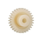 Igus Igutek P360 45 Teeth Spur Gear, 1.25 Module, 8mm Bore Diam, 56.2mm Pitch Diam, 21mm Hub Diam