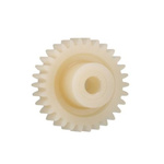 Igus Iguform S270 60 Teeth Spur Gear, 1.25 Module, 10mm Bore Diam, 75mm Pitch Diam, 21mm Hub Diam